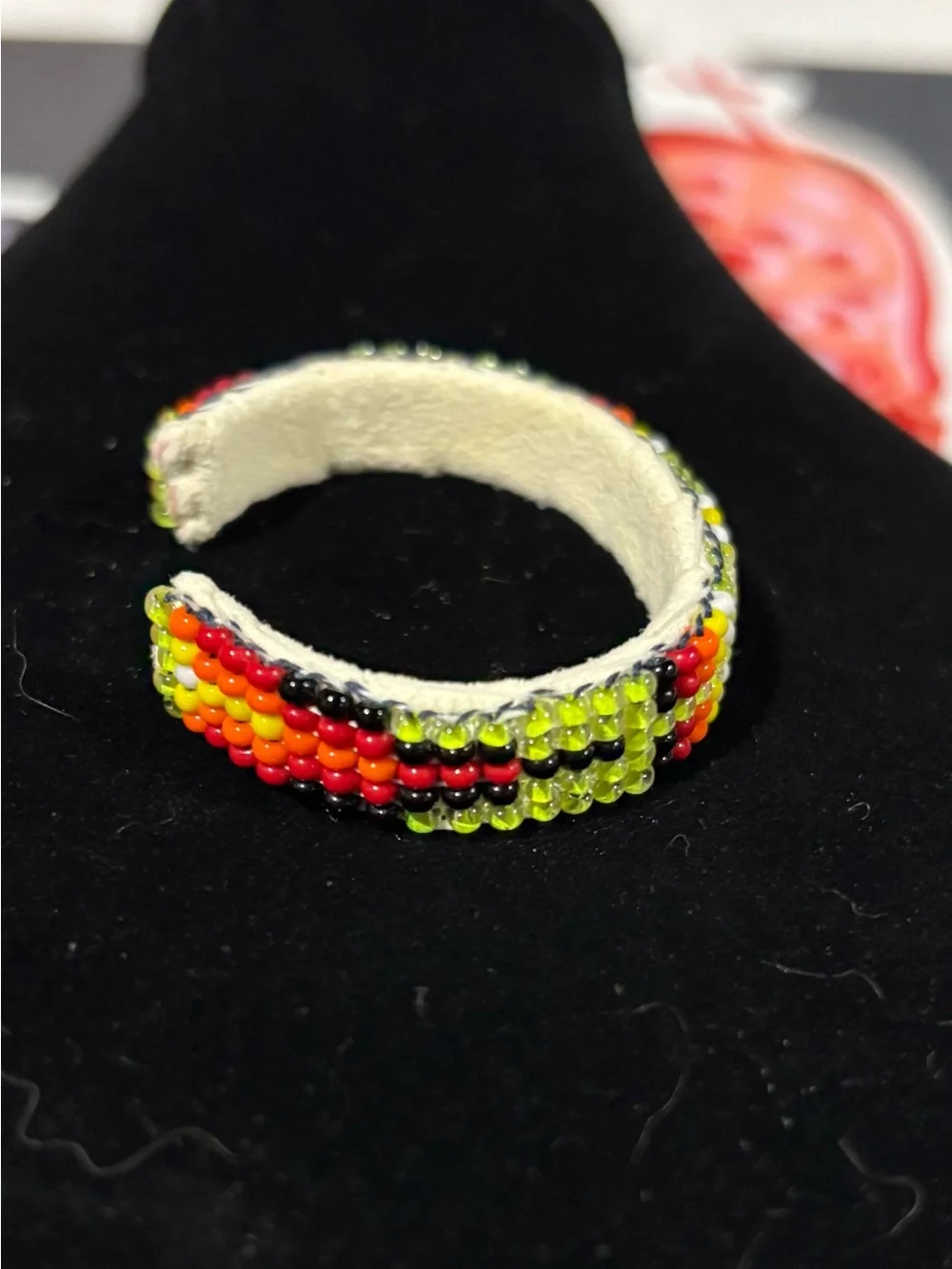 Navajo hand beaded bracelet for a young child or baby